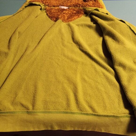 Vintage Angelo Litrico XXL Zippered Fuzzy Fur lined Hood Sweatshirt Cottagecore - Picture 8 of 8
